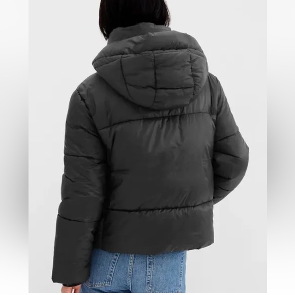 GAP Jackets & Coats Gap Women Puffer Cropped Jacket Black Coat